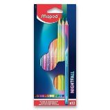Pastelky Maped Color'Peps Nightfall 12 barev - Pastelky do školy Pastelky Maped Color'Peps Nightfall 12 barev