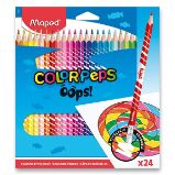 Pastelky Maped Color'Peps Oops - 24 barev - Pastelky Pastelky Maped Color'Peps Oops 24 barev