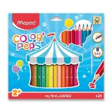 Pastelky Maped Color'Peps Jumbo - 24 barev, trojhranné