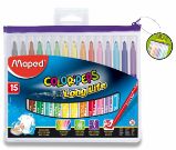 Dětské fixy Maped Color'Peps Long Life - 15 barev Dětské fixy Maped Color'Peps Long Life - 15 barev