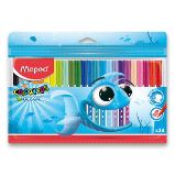 Dětské fixy Maped Color'Peps Ocean - 24 barev - Fixy Dětské fixy Maped Color'Peps Ocean 24 barev