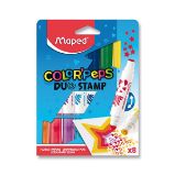 Dětské fixy Color'Peps Duo Stamp 8 barev Dětské fixy Color'Peps Duo Stamp 8 barev