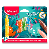 Voskovky Maped Jungle Fever Jumbo - 12 barev Voskovky Maped Jungle Fever Jumbo - 12 barev