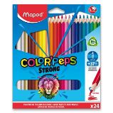 Pastelky Maped Color'Peps Strong - 24 barev - Pastelky Pastelky Maped Color'Peps Strong 24 barev