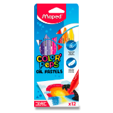 Olejové pastely Maped Color'Peps Oil Pastels 12 barev