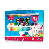 Výtvarná souprava Color’Peps Box - 100 ks - Umělecké potřeby a sady Výtvarná souprava Color’Peps Box 100 ks
