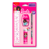 Sada Mini Stationery Barbie - 4 ks - Tužky a mikrotužky Souprava mini stationery Barbie – 4dílná souprava