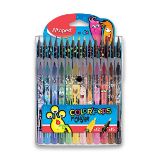 Dětské fixy a pastelky Maped Color'Peps Monster - 12 fixů a 15 pastelek