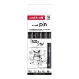 UNI PIN Drawing - sada linerů Tattoo Art (5 ks) UNI PIN Drawing - sada linerů Tattoo Art (5 ks)