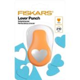 Fiskars Ozdobná děrovačka - propletená srdce - Sešívačky a děrovačky Fiskars Ozdobná děrovačka - propletená srdce
