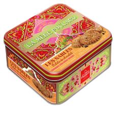 La Mére Poulard Mythique Chocolate chip butter biscuits plech 250g La Mére Poulard Mythique Chocolate chip butter biscuits plech 250g
