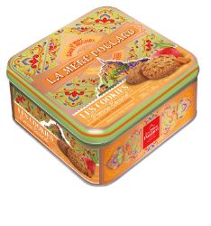 La Mére Poulard Mythique Apple caramel cookies plech 200g - Čaje, káva, čokoláda La Mére Poulard Mythique Apple caramel cookies plech 200g