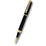 Plnicí pero Waterman Exception Slim Black GT - hrot F - Bombičková pera do školy Waterman Exception Slim Black GT plnicí pero hrot F