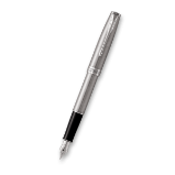 Parker Sonnet Stainless Steel CT hrot F - Bombičková pera do školy Parker Sonnet Stainless Steel CT plnicí pero hrot F