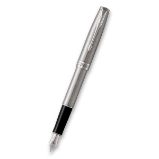 Parker Sonnet Stainless Steel CT hrot F - Bombičková pera Parker Sonnet Stainless Steel CT plnicí pero hrot F