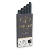 Inkoustové bombičky Parker černé Inkoustové bombičky Parker černé