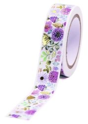 Dekorační páska Flowers 10m x 15mm