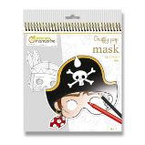 Omalovánky Avenue Mandarine Graffy Pop Mask - pro kluky - Omalovánky pro děti Omalovánky Avenue Mandarine Graffy Pop Mask pro kluky