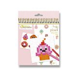 Omalovánky Avenue Mandarine Graffy Pixel - Kawai sladkosti - Papíry a čtvrtky Omalovánky Avenue Mandarine Graffy Pixel Kawai sladkosti