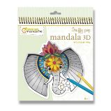 Omalovánky Avenue Mandarine Graffy Pop Mandala 3D - Zvířátka savany Omalovánky Avenue Mandarine Graffy Pop Mandala 3D - Zvířátka savany