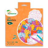 Omalovánky My Mandarine Graffy Mandala - kočičky