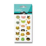 Samolepky Maildor 3D Cooky - Kočičí hlavy - Samolepky Samolepky Maildor 3D Cooky Kočičí hlavy