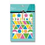 Samolepky Maildor Baby - Geometrické tvary - Samolepky pro děti Samolepky, 14,8x21cm, Geometrické tvary