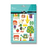 Samolepky Maildor Baby - Farma - Samolepky se zvířátky Samolepky, 14,8x21cm, Farma
