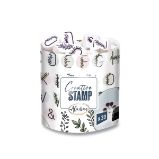Razítka Creative Stamp - Květinová abeceda a věnečky, 39 ks - Výtvarné potřeby Razítka Creative Stamp - Květinová abeceda a věnečky, 39 ks