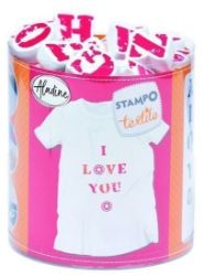 Razítka Stampo Textile - Abeceda Razítka Stampo Textile - Abeceda