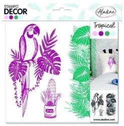 Razítka Stampo Decor - Tropical - Výtvarné potřeby Razítka Stampo Decor - Tropical