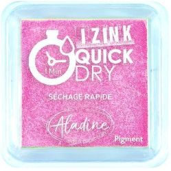 Razítkovací polštářek IZINK Quick Dry rychleschnoucí - pudrově růžový - Kreativní sady a materiály Razítkovací polštářek IZINK Quick Dry rychleschnoucí - pudrově růžový