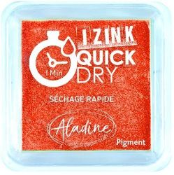 Razítkovací polštářek IZINK Quick Dry rychleschnoucí - oranžový