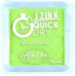 Razítkovací polštářek IZINK Quick Dry rychleschnoucí - světle zelený - Kreativní sady a materiály Razítkovací polštářek IZINK Quick Dry rychleschnoucí - světle zelený