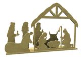 Dřevěná dekorace k dozdobení Aladine - Betlém 50 x 34,5 x 9 cm - Kreativní sady a materiály Dřevěná dekorace k dozdobení Aladine - Betlém 50 x 34,5 x 9 cm