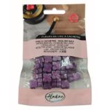 Pečetní vosk granulovaný - violet prune nacré, perleťový švestkový Pečetní vosk granulovaný - violet prune nacré, perleťový švestkový