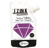 Diamantová barva IZINK Diamond - fialová, 80 ml - Barvy a tuše Diamantová barva IZINK Diamond - fialová, 80 ml