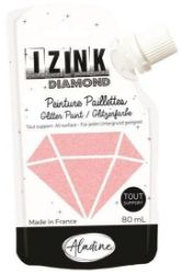 Diamantová barva IZINK Diamond - pudrová růžová, 80 ml - Kreativní sady a materiály Diamantová barva IZINK Diamond - pudrová růžová, 80 ml