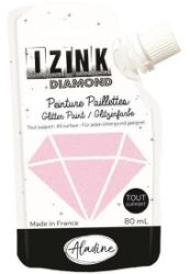 Diamantová barva IZINK Diamond - pastelová růžová, 80 ml Diamantová barva IZINK Diamond - pastelová růžová, 80 ml