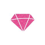 Diamantová barva IZINK Diamond - fuchsiová, 80 ml