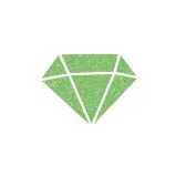 Diamantová barva IZINK Diamond - světle zelená, 80 ml