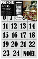 Šablona Aladine - Adventní kalendář 20 x 30 cm - Adventní kalendáře Šablona Aladine - Adventní kalendář 20 x 30 cm
