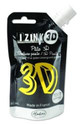 Reliéfní pasta 3D IZINK - mimosa, žlutá, 80 ml Reliéfní pasta 3D IZINK - mimosa, žlutá, 80 ml