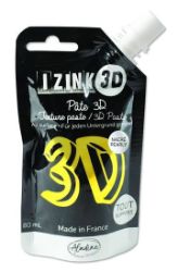 Reliéfní pasta 3D IZINK - citronela, perleťová žlutá, 80 ml Reliéfní pasta 3D IZINK - citronela, perleťová žlutá, 80 ml