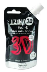 Reliéfní pasta 3D IZINK - tulip, perleťová červená, 80 ml Reliéfní pasta 3D IZINK - tulip, perleťová červená, 80 ml