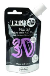 Reliéfní pasta 3D IZINK - amethyst, perleťová fialová, 80 ml Reliéfní pasta 3D IZINK - amethyst, perleťová fialová, 80 ml