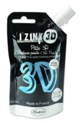 Reliéfní pasta 3D IZINK - volubis, perleťová modrá, 80 ml - Výtvarné potřeby Reliéfní pasta 3D IZINK - volubis, perleťová modrá, 80 ml