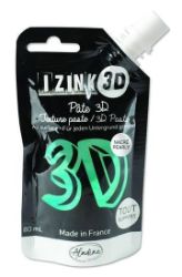 Reliéfní pasta 3D IZINK - topaz, perleťová tyrkysová, 80 ml - Výtvarné potřeby Reliéfní pasta 3D IZINK - topaz, perleťová tyrkysová, 80 ml