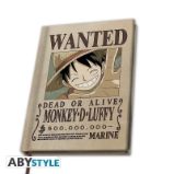 One Piece Zápisník A5 - Wanted Luffy