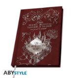 Harry Potter Zápisník A5 - Pobertův plánek - Pro fanoušky Harry Potter Zápisník A5 - Pobertův plánek